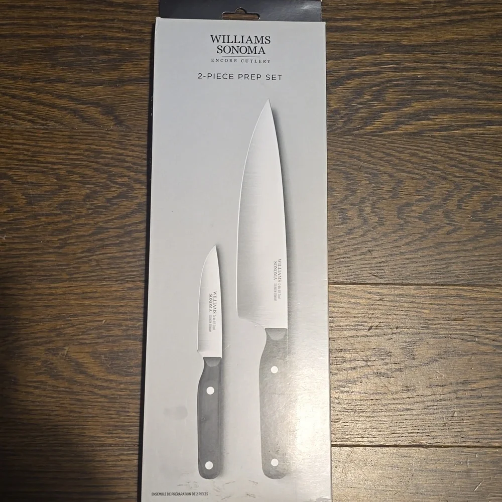 BNWT Williams Sonoma Encore Prep Knives, Set of 2, Retail Price $129.95 USD
